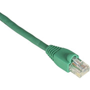 Black Box GigaBase Cat.5e UTP Patch Network Cable, 3 ft, RJ-45 Male/Male, 24 AWG, Gold Plated Contacts, Snagless Boot, Green, 1 Each