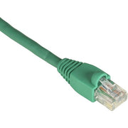 Black Box GigaBase Cat.5e UTP Patch Network Cable, 20 ft, RJ-45 Male/Male, 24 AWG, Green, Gold Plated Contacts, Snagless Boot, 1 Each