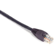Black Box GigaBase Cat.5e UTP Patch Network Cable, 2 ft, RJ-45 Male/Male, 24 AWG, Gold Plated Contacts, Snagless Boot, Purple, 1 Each