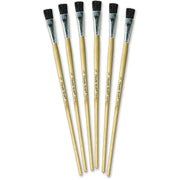 Chenille Kraft Long Handle Easel Brushes; 6/Set