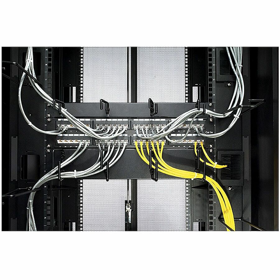 APC by Schneider Electric 750mm Mounting Rail Brush Strip, Black, Rack Mount, 1 Each