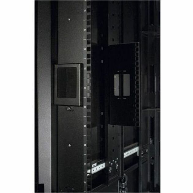 APC by Schneider Electric 750mm Mounting Rail Brush Strip, Black, Rack Mount, 1 Each