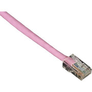 Black Box GigaBase Cat.5e UTP Patch Network Cable - 5 ft Category 5e Network Cable for Patch Panel, Wallplate, Network Device - First End: 1 x RJ-45 Network - Male - Second End: 1 x RJ-45 Network - Male - Patch Cable - CM - 24 AWG - Pink - 1 Each