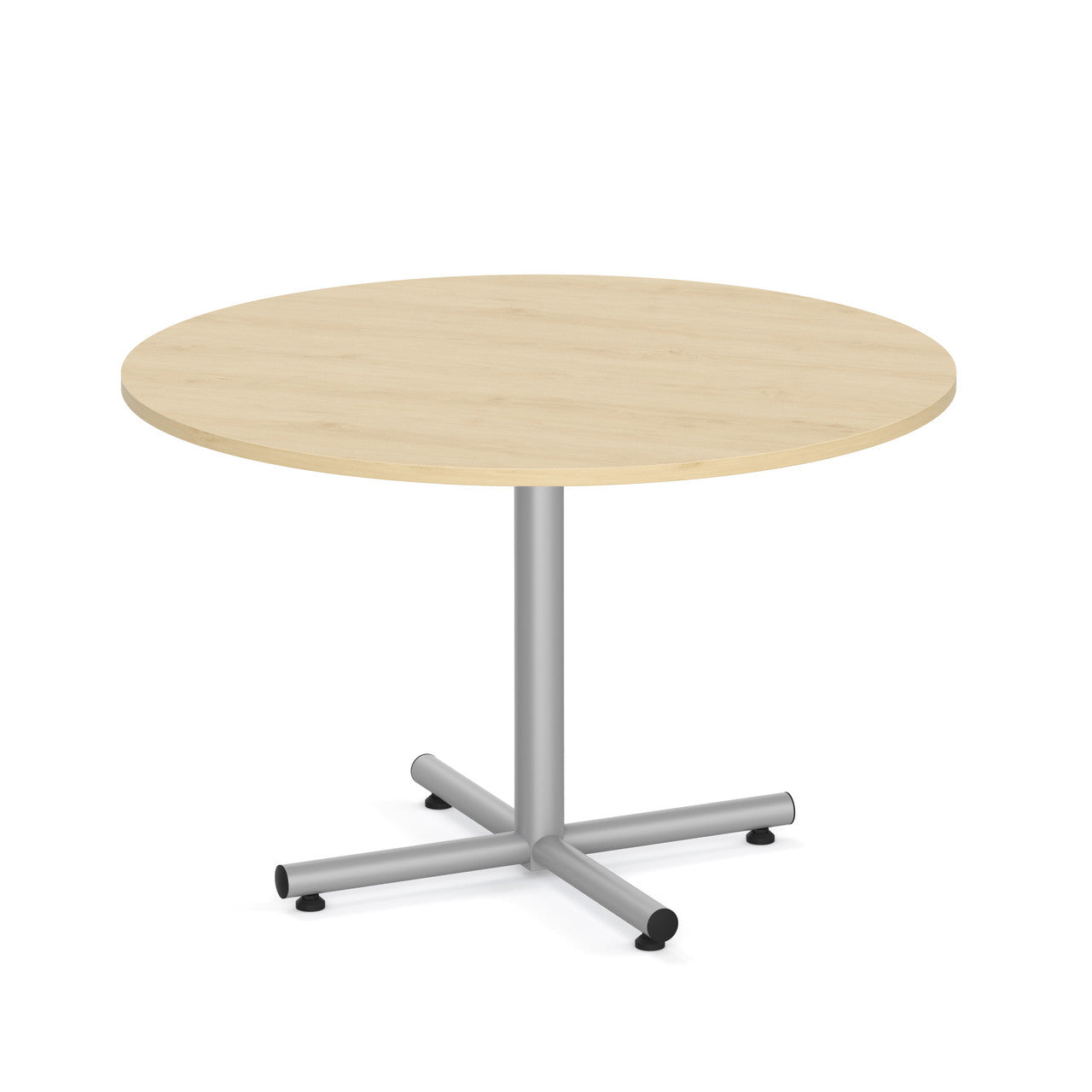 OfficeSource OS Conference/Multi-Purpose Tables 48" Round Top - Maple