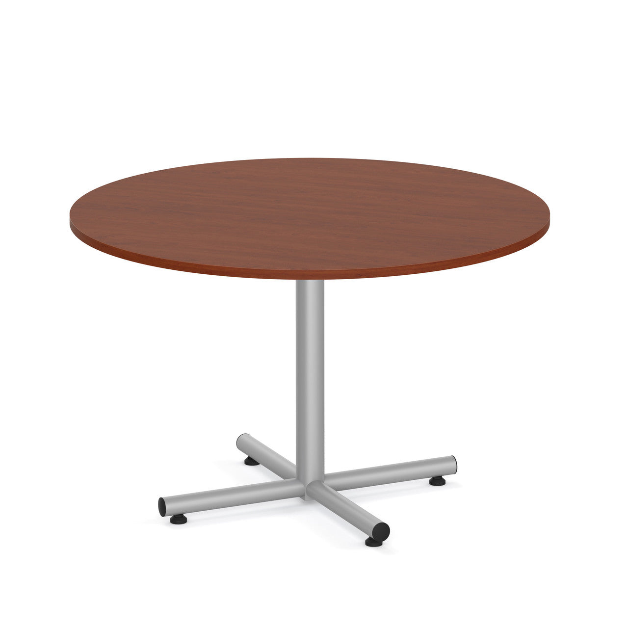 OfficeSource OS Conference/Multi-Purpose Tables 48" Round Top - Cherry