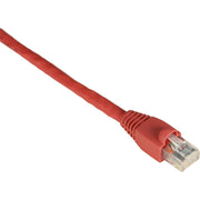 Black Box GigaTrue Cat6 UTP Patch Network Cable, 3 ft, RJ-45 Male/Male, 24 AWG, Red, Gold Plated Contacts, Snagless Boot, 1 Each
