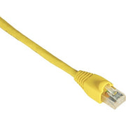 Black Box GigaTrue Cat6 UTP Patch Network Cable, 5 ft, RJ-45 Male/Male, 24 AWG, Gold Plated Contacts, Snagless Boot, Yellow, 1 Each