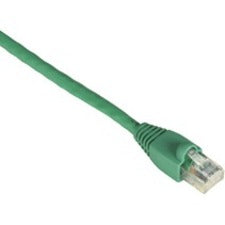 Black Box GigaTrue Cat6 UTP Patch Network Cable, 5 ft, RJ-45 Male/Male, 24 AWG, Gold Plated Contacts, Snagless Boot, Green, 1 Each