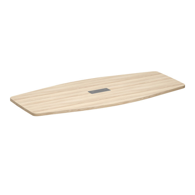 OfficeSource Conference Tables 72" Boat Shaped Top (Top Only) - American Elm