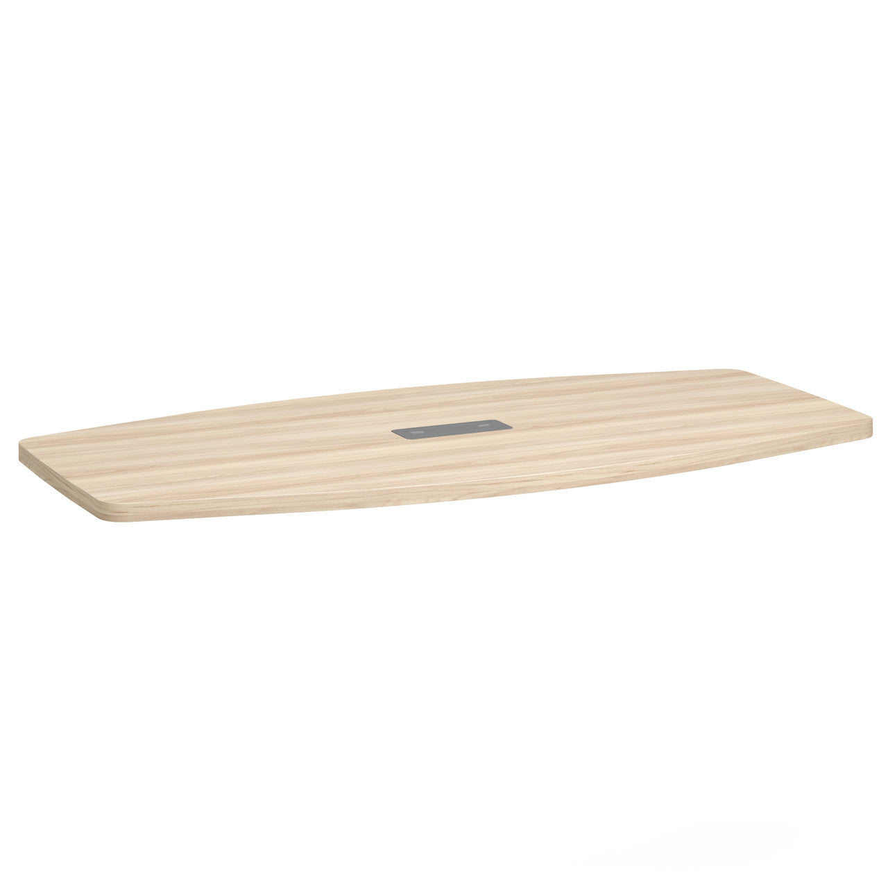 OfficeSource Conference/Multi-Purpose 95.00'' Boat Shaped Conference Table Top (Top Only) - American Elm