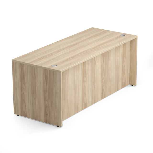 OfficeSource Laminate Desk Shell - 71"W x 30"D - American Elm