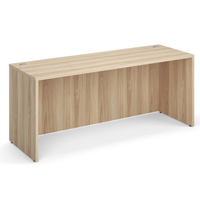 OfficeSource Laminate 71"W Credenza Shell - American Elm