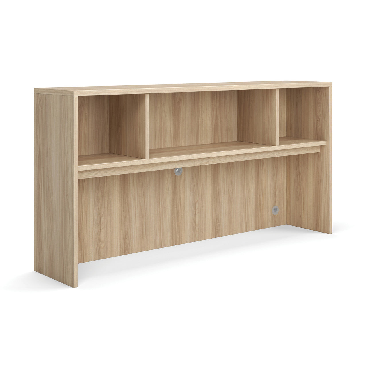 OfficeSource Laminate Open Hutch - 71"W - American Elm