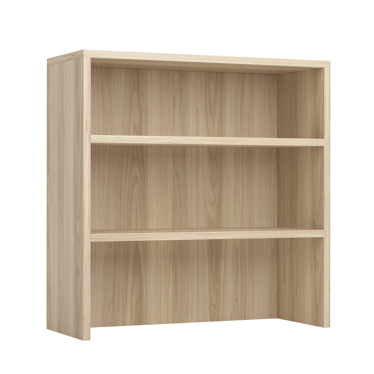 OfficeSource Laminate Open Hutch - 35.5" Wide - American Elm
