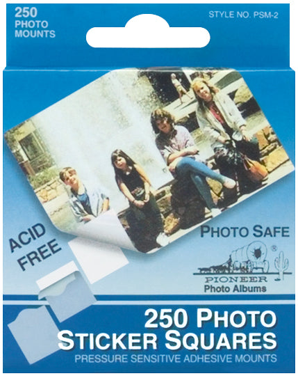 Box of 250 Square Mounts - the Hi-tech Way to Prepare Your Album