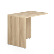 OfficeSource Laminate Reversible Return - 35''W x 24''D - American Elm