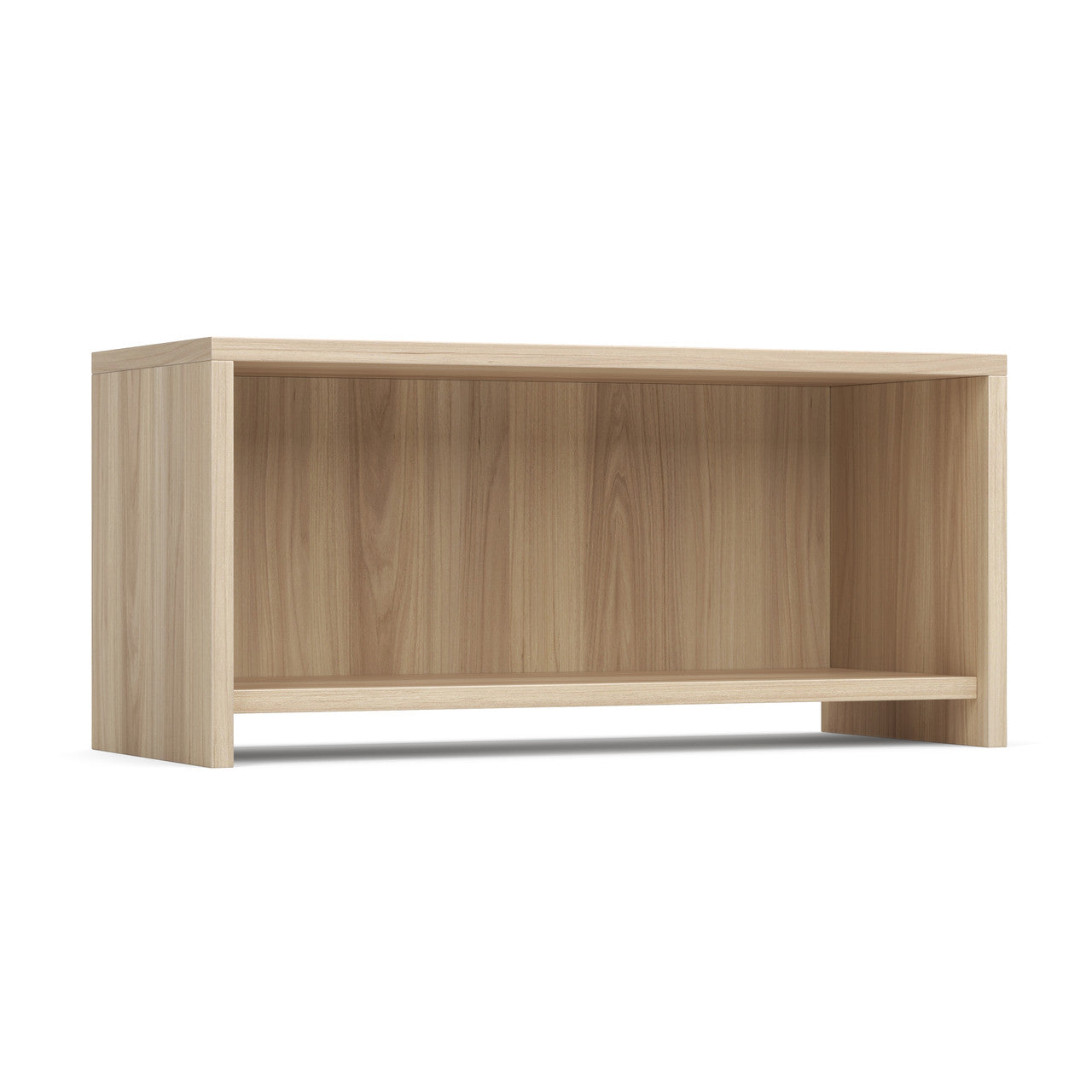 OfficeSource Laminate Wall Mounted Open Hutch - 36.5''W - American Elm