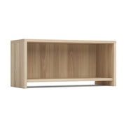 OfficeSource Laminate Wall Mounted Open Hutch - 36.5''W - American Elm