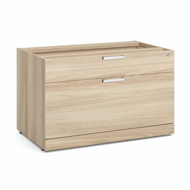 OfficeSource Variant 2 Drawer Cabinet - American Elm
