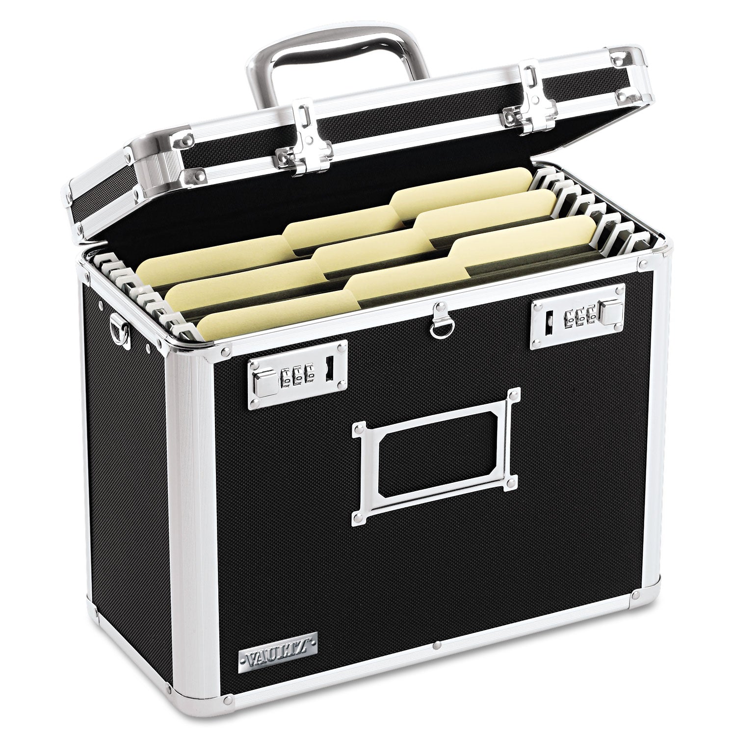 Internal Dimensions: 13" Width x 6" Depth x 10.75" Height - External Dimensions: 14" Width x 7.2" Depth x 12.3" Height - Black - For File - 1 Each