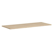 OfficeSource Variant Rectangular Top - 60"W x 24"D (Requires Base) - American Elm