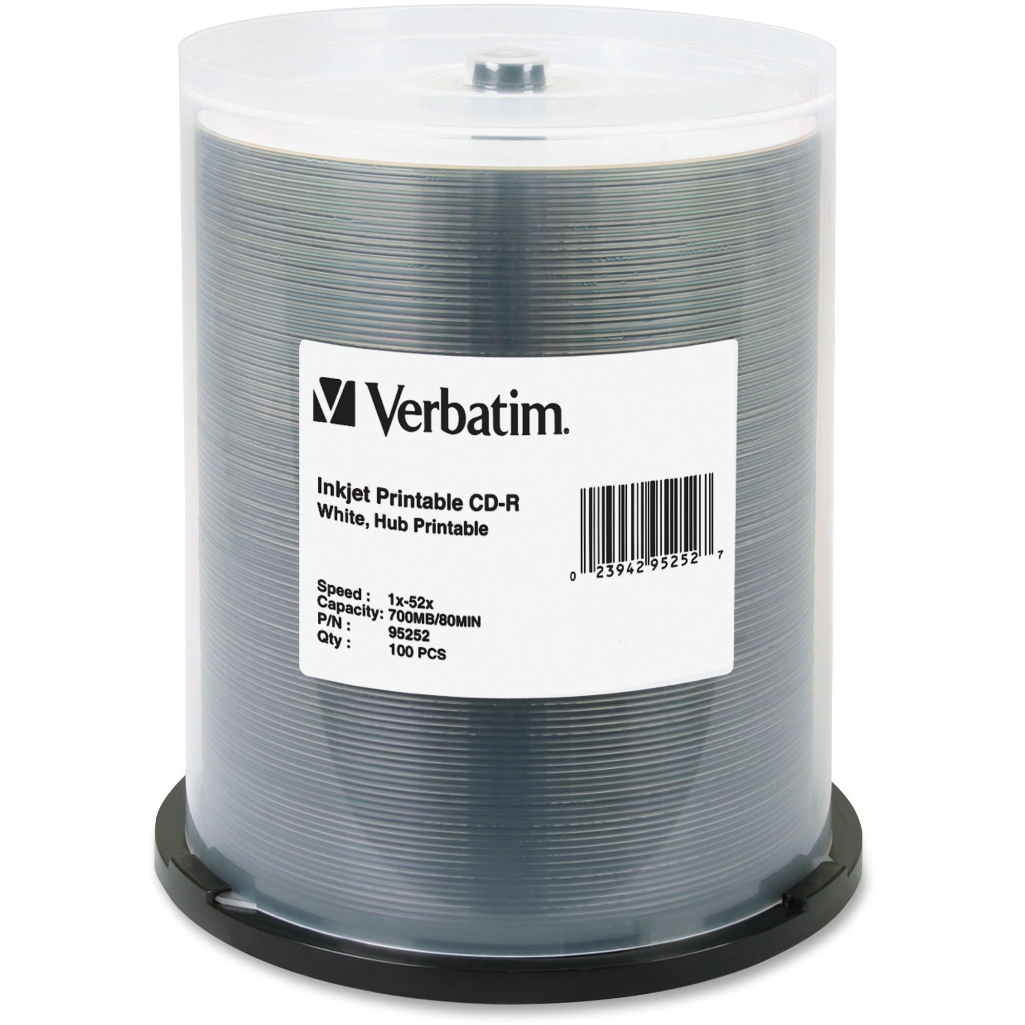 120mm - Printable - Inkjet Print Technology - 133.53 Hour Maximum Recording Time