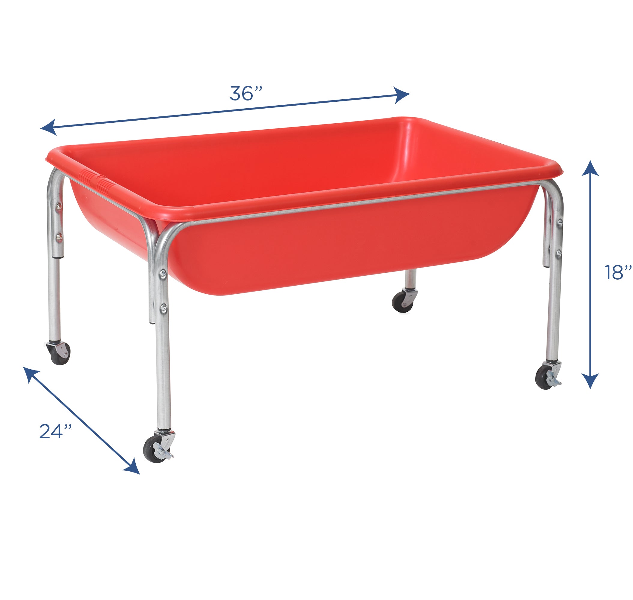 Medium Mobile Sensory Table - 18" Table
