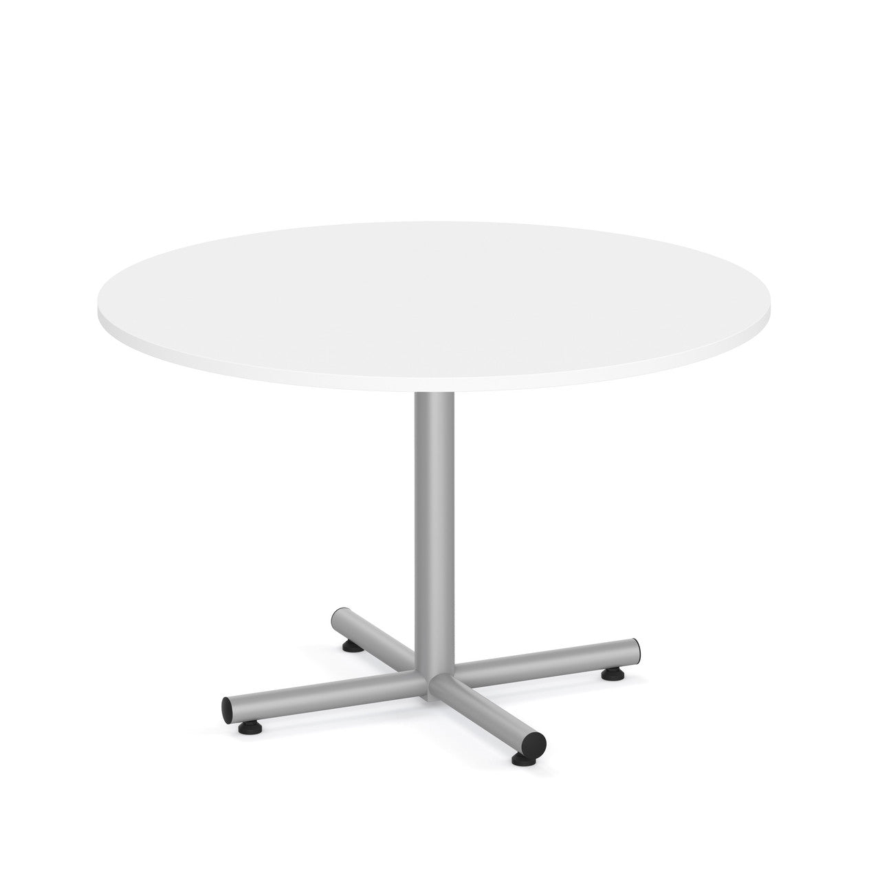 OfficeSource OS Conference/Multi-Purpose Tables 48" Round Top - White