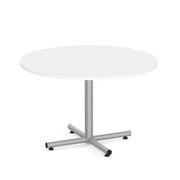 OfficeSource OS Conference/Multi-Purpose Tables 48" Round Top - White