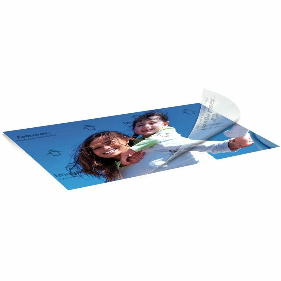 Sheet Size Supported: Letter - Laminating Pouch/Sheet Size: 9" Width x 3 mil Thickness - Type G - Glossy - for Document - Self-adhesive, Durable, UV Resistant, Fade Resistant, Jam-free - Clear - 25 / Pack