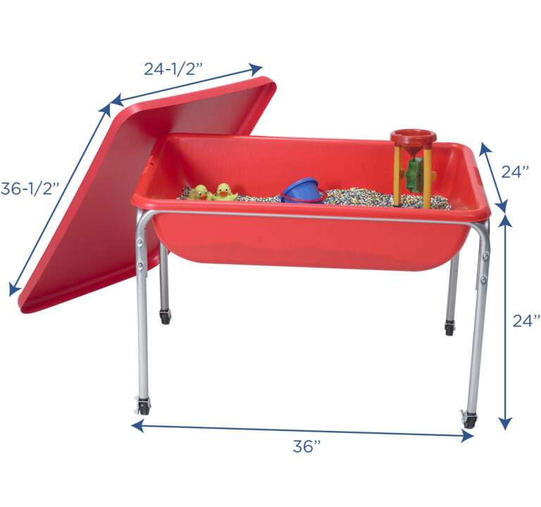 Medium Mobile Sensory Table - 24" Table and Lid