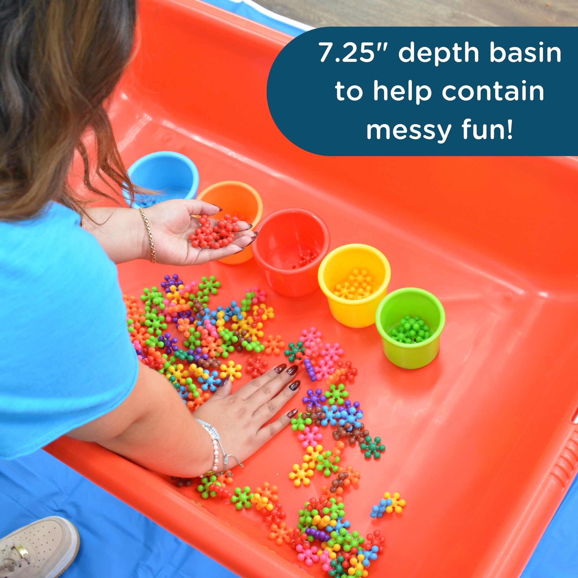 Medium Mobile Sensory Table - 18" Table and Lid