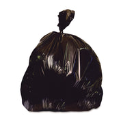 Heritage X-Liner Trash Bag - 33 gal Capacity - 39" Length x 33" Width x 1.50 mil (38 Micron) Thickness - Black - Resin - Can, Garbage - Recycled - 100 / Carton