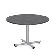 OfficeSource OS Conference/Multi-Purpose Tables 48" Round Top - Coastal Gray