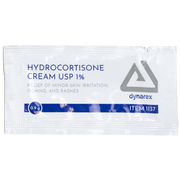 Hydrocortisone Cream, 0.9 g Foil Packet, 144 pcs per Box/12 Boxes per Case