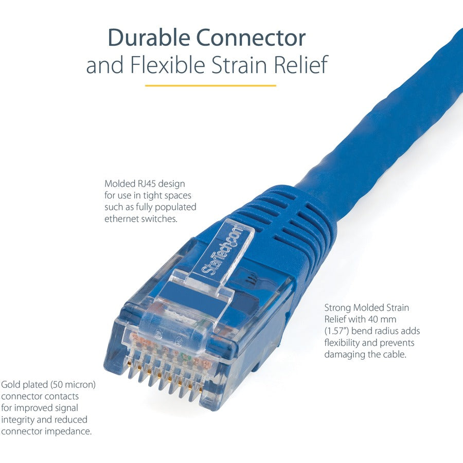 StarTech.com 5ft Blue Cat6 UTP Patch Cable ETL Verified