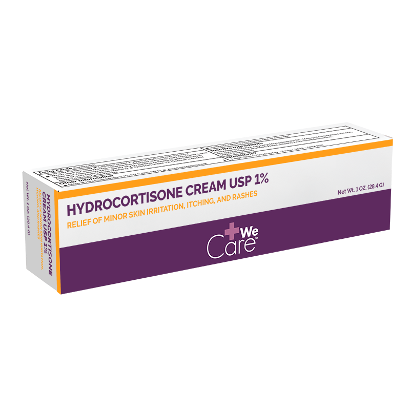 Hydrocortisone Cream USP 1%, 1 oz. Tube (28.4 g) - 72 Boxes per Case