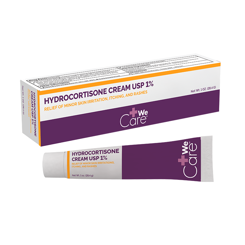 Hydrocortisone Cream USP 1%, 1 oz. Tube (28.4 g) - 72 Boxes per Case