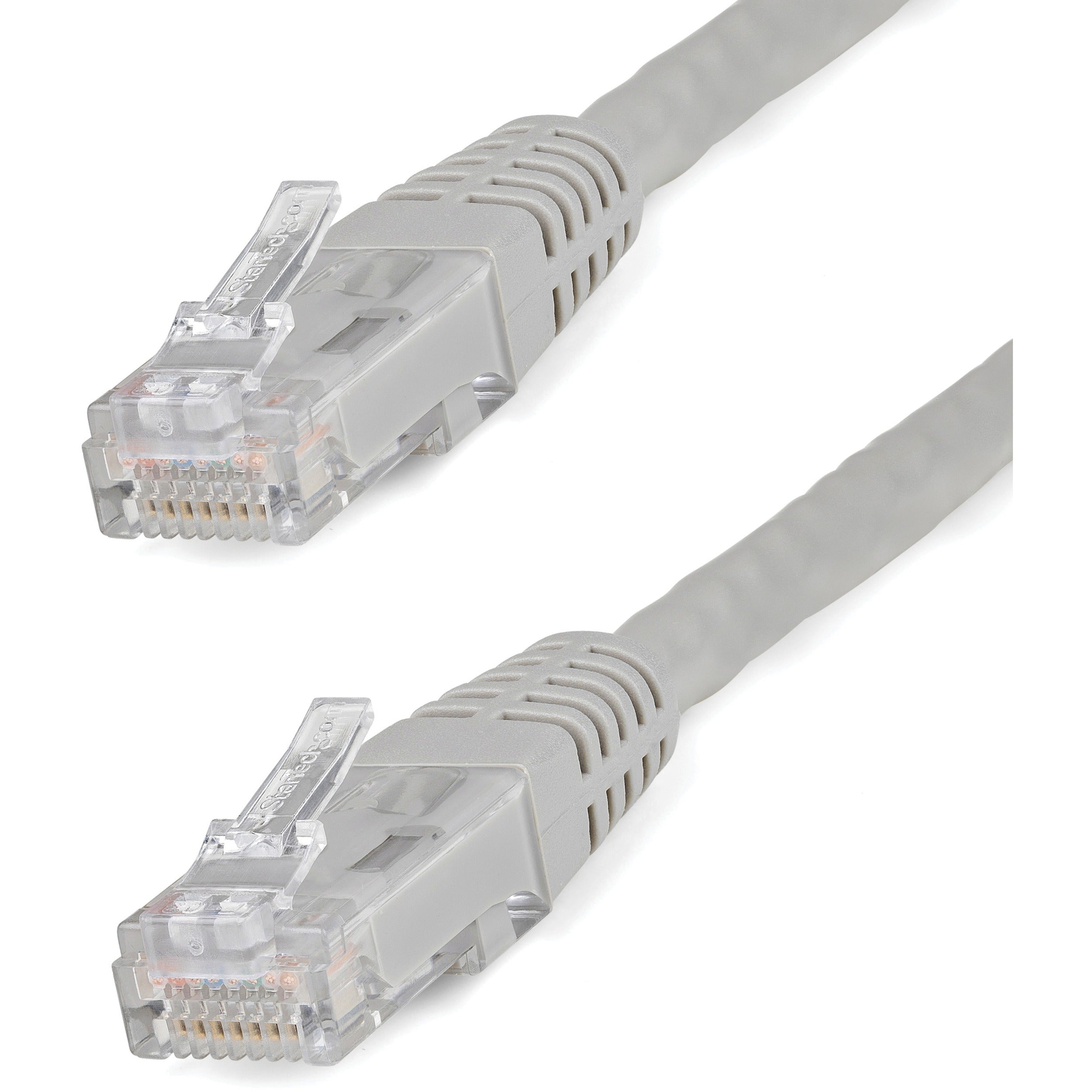 StarTech.com 15 ft Green Cat6 UTP Patch Cable, RJ-45 Male/Male, 24 AWG, Gold Plated Connectors, CMG Jacket, 10 Gbit/s, 1 Each