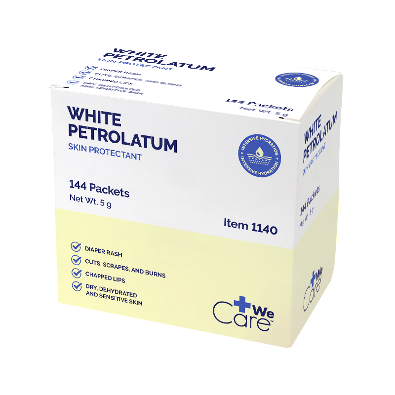White Petrolatum, 5 g Foil Packet, 6/144/cs - 144 pcs per Box/6 Boxes per Case