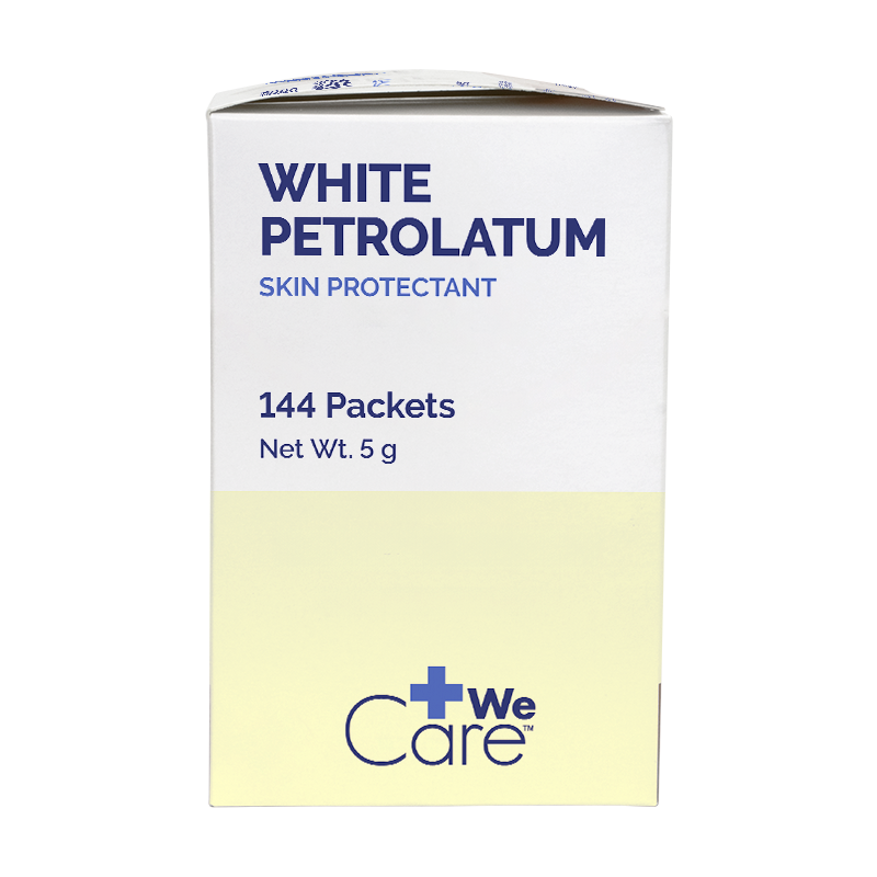 White Petrolatum, 5 g Foil Packet, 6/144/cs - 144 pcs per Box/6 Boxes per Case