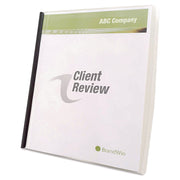 8 1/2" x 11" - 20 Sheets Capacity - Frost - Durable - 10 / Pack