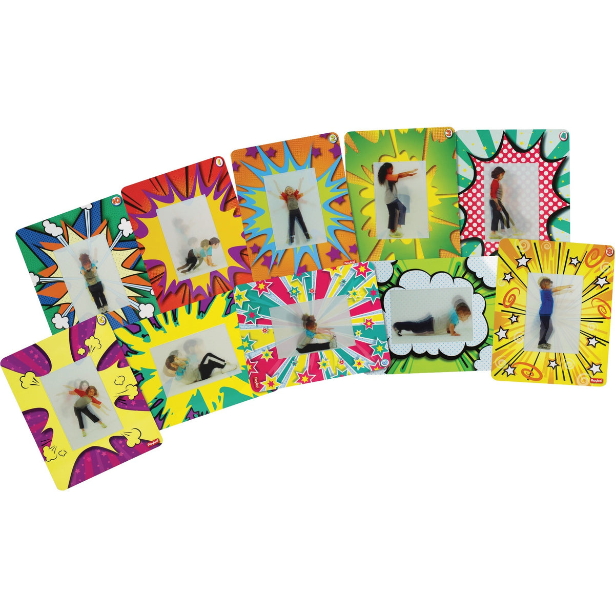 Roylco  RYLR62019  Action Exercise Cards  10 / Pack