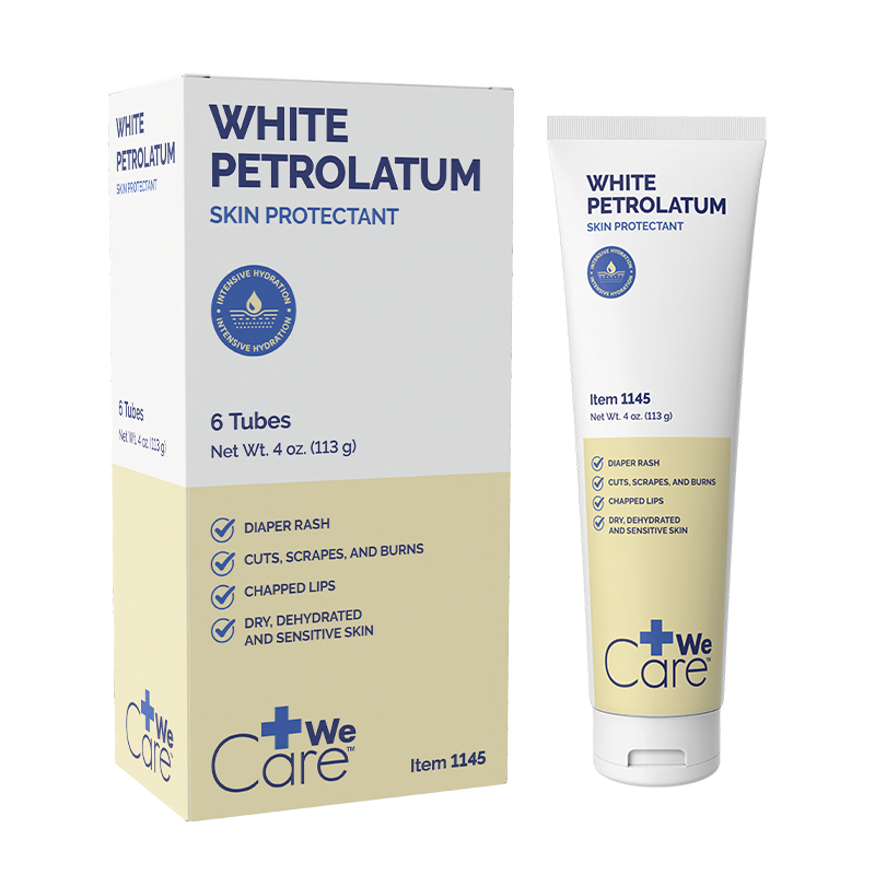 White Petrolatum, 4 oz. Tube - 6 pcs per Box/12 Boxes per Case
