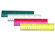 Wholesale Plastic Ruler, 6", Assorted Colors, 1 Each(864x$0.31)