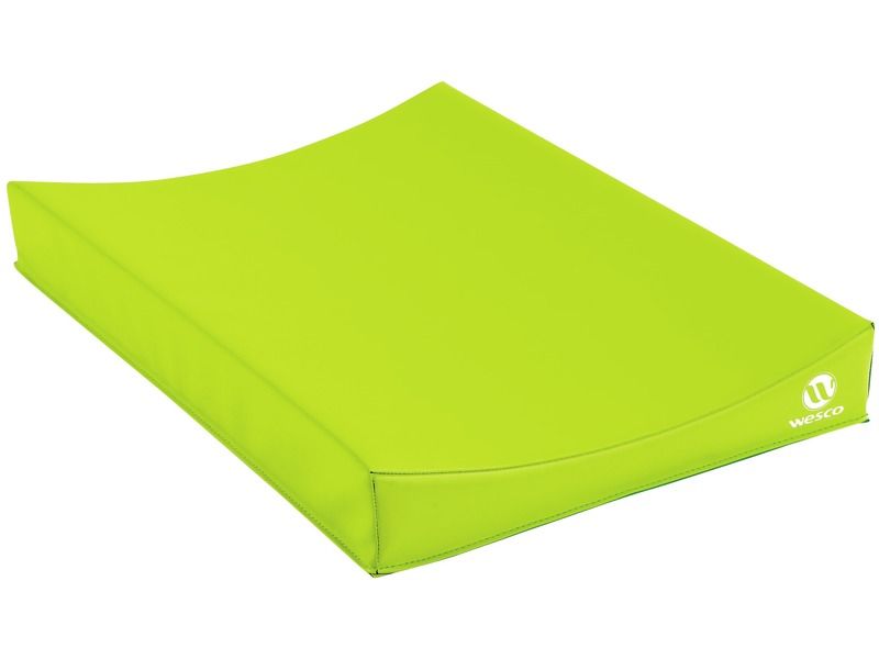 Changing Mat Curved - Light Green, 27.6"L x 19.7"W x 2-4"TH