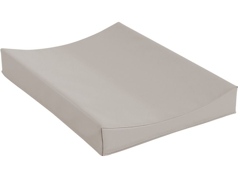 Changing Mat Curved - Light Grey, 27.6"L x 19.7"W x 2-4"TH