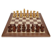 Weighted Wooden Staunton Chess Set, 11.5 in. Board, 2.5 in. King