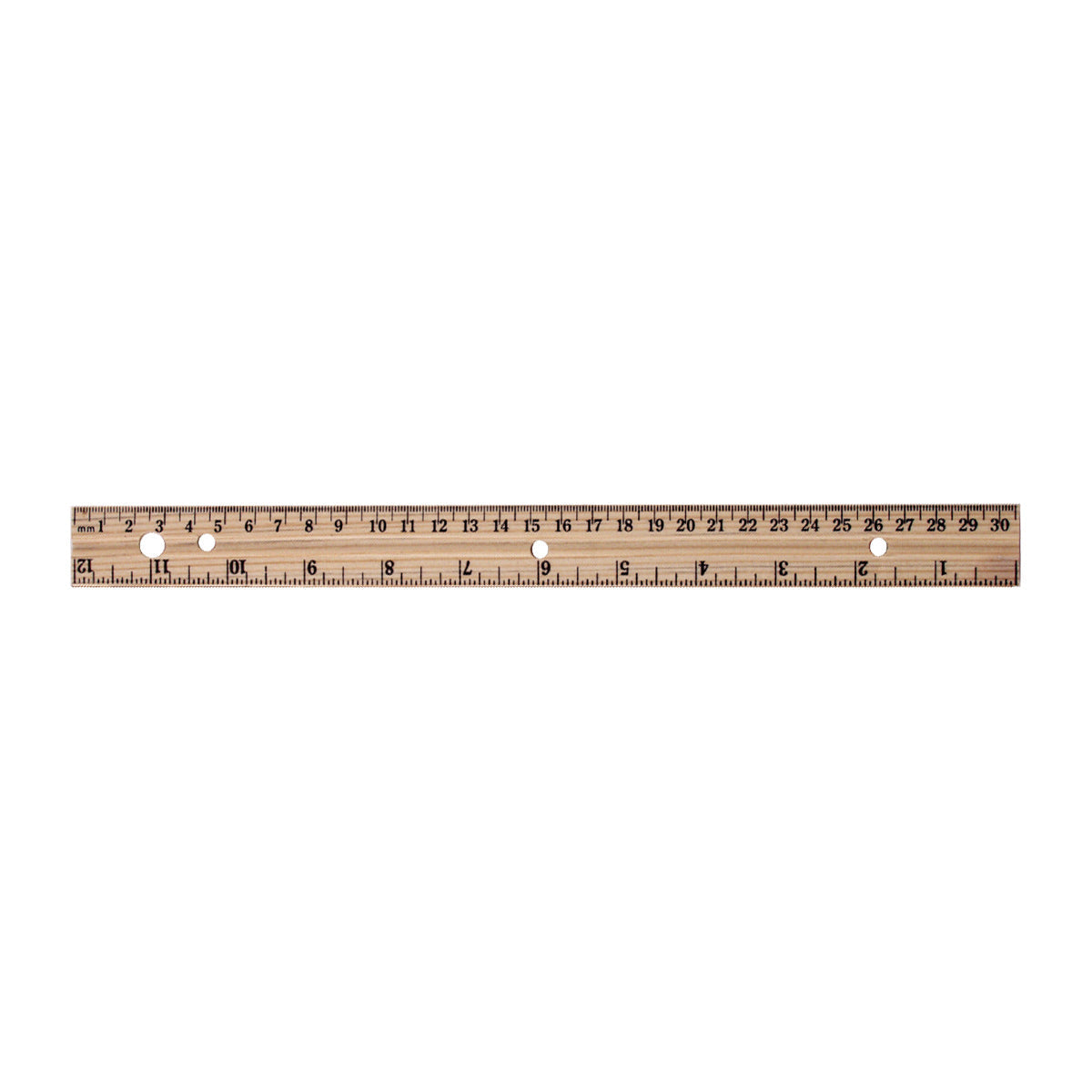 School Ruler Dual Scale 12"