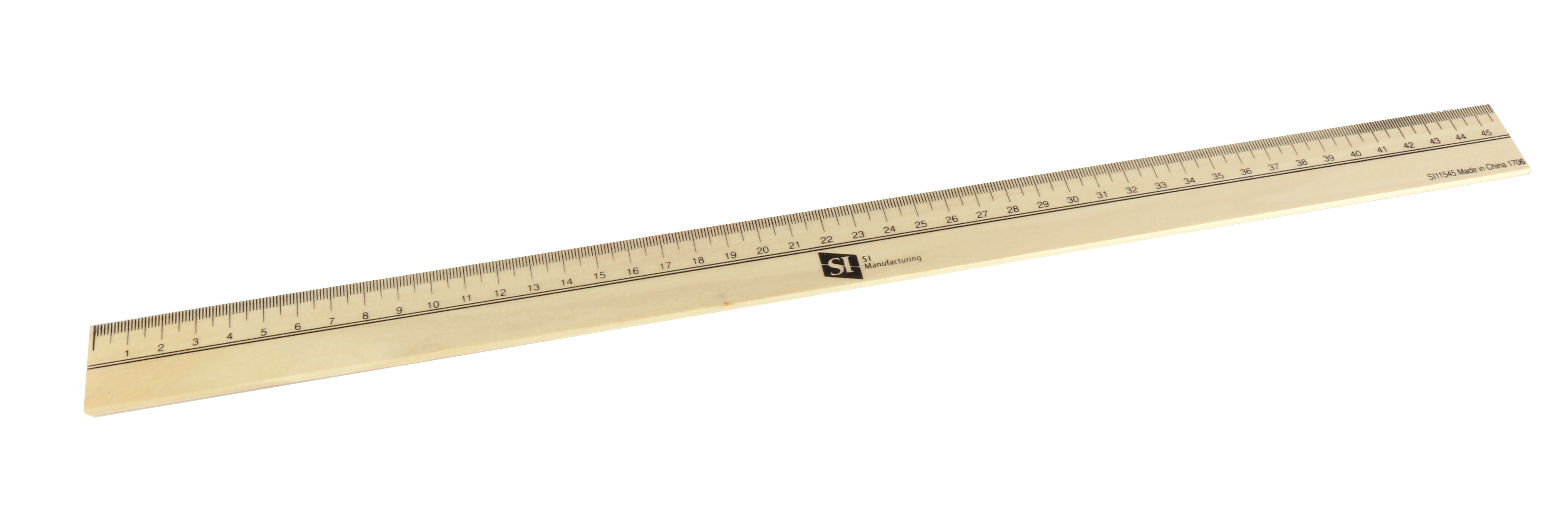 School Ruler 18" with Metal Edge